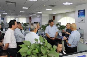 大連銀行行長(zhǎng)王旭一行來訪錦程集團(tuán)